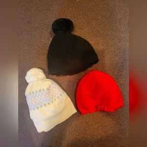 Janie and Jack Winter Hats. ALL 3 great condition